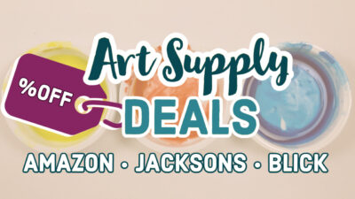 BLOG Art Supply Deals 400x225 