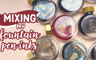 mixing fountain pen inks ferris wheel press